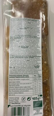 Bio pannini cereal - Nutrition facts - es