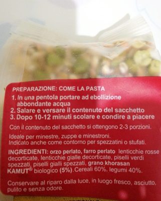 Cereali e legumi - Ingredients - fr