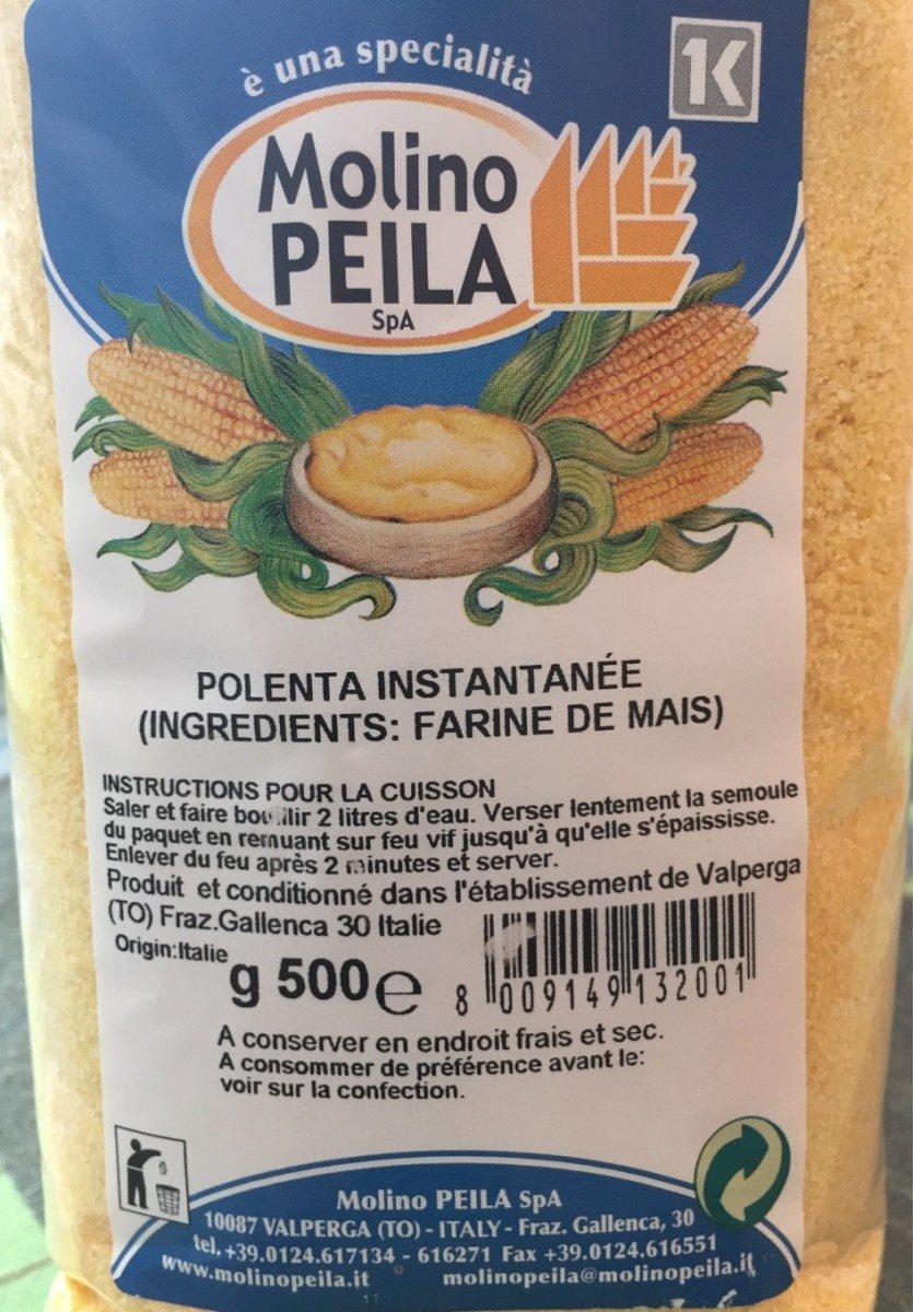 Polenta instantanée - Ingredients - fr