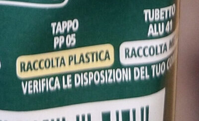 Il mio sugo lampo - Pomodoro e verdure - Istruzioni per il riciclaggio e/o informazioni sull'imballaggio