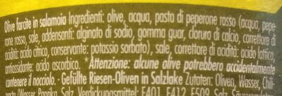 Olive giganti farcite - Ingredienti