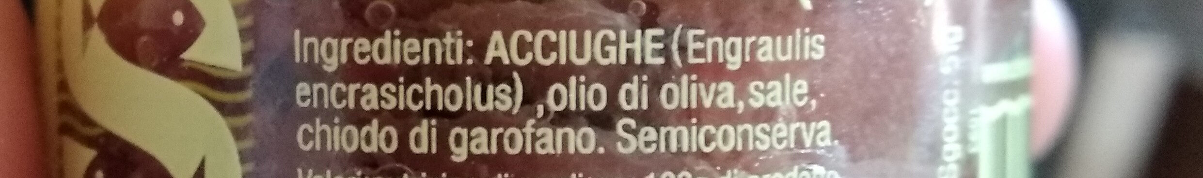 Delicius Filetti Alici O. o. vasetto GR. 90 - Ingredienti