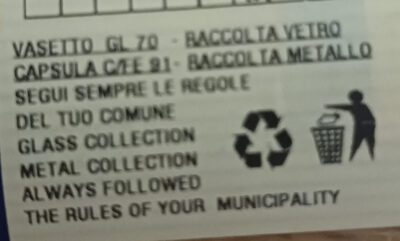 Filetti di Sgombro al naturale in acqua di mare - Recycling instructions and/or packaging information