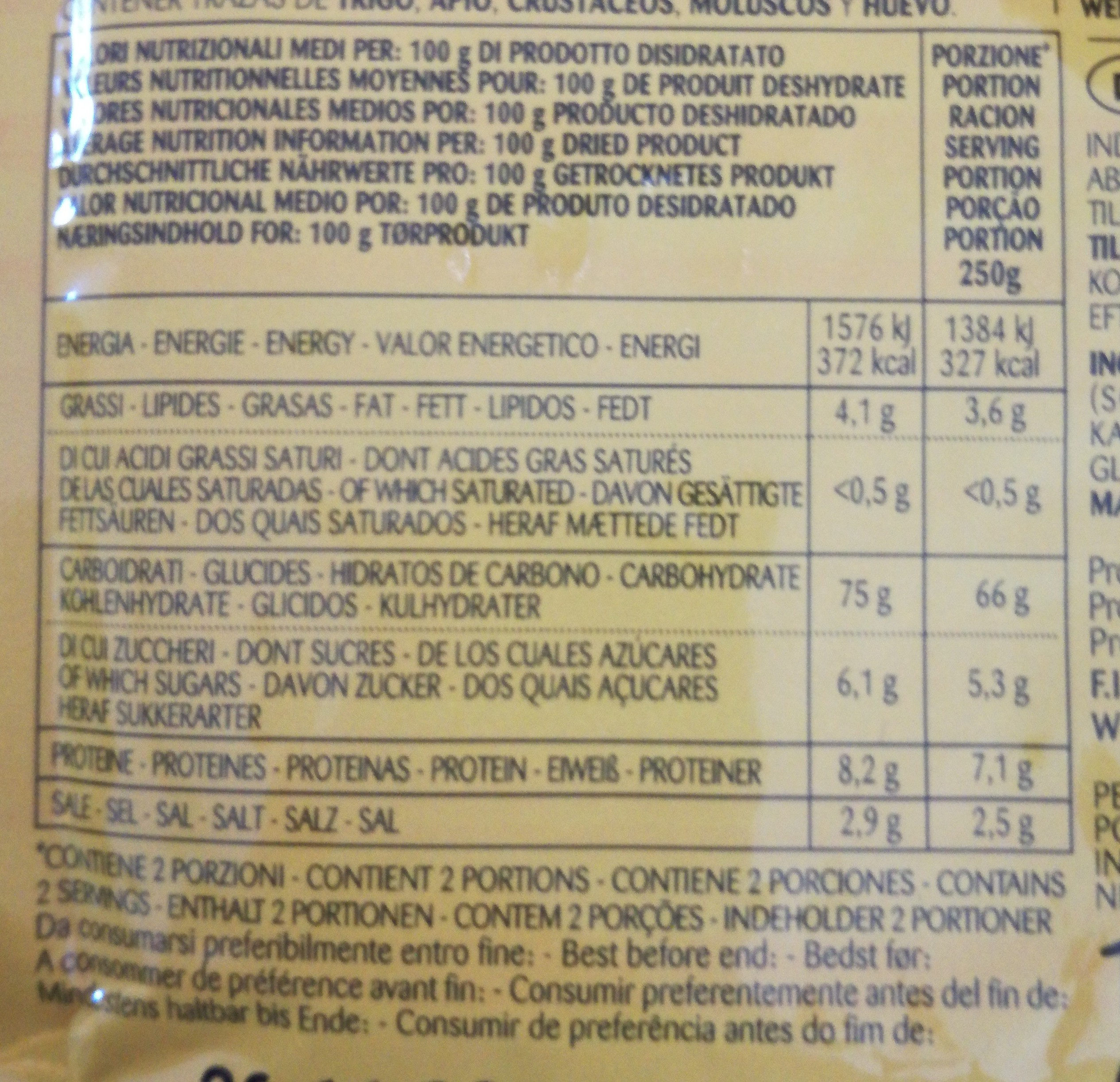 Firma Italia Risotto Alla Milanese (175g Beutel) - Nutrition facts - fr