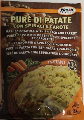 Purè di Patate con Spinaci e Carote - Product - it