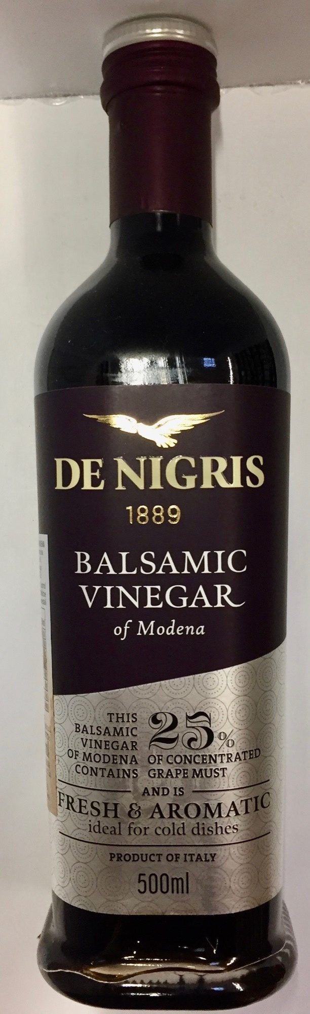 De Nigris Balsamic Vinegar Whute Eagle - Producto