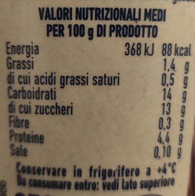 Yogurt magro Avena e Noci - Nutrition facts - it