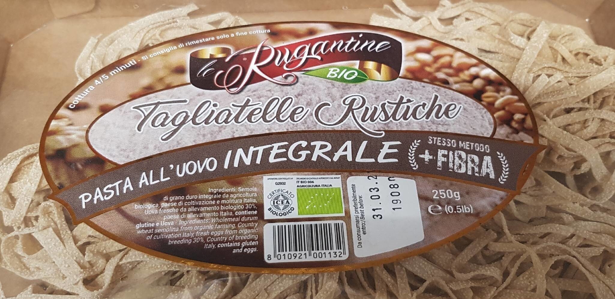 Le Rugantine bio Tagliatelle Rustiche - Product - it