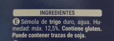 Cous cous - Ingredients - es