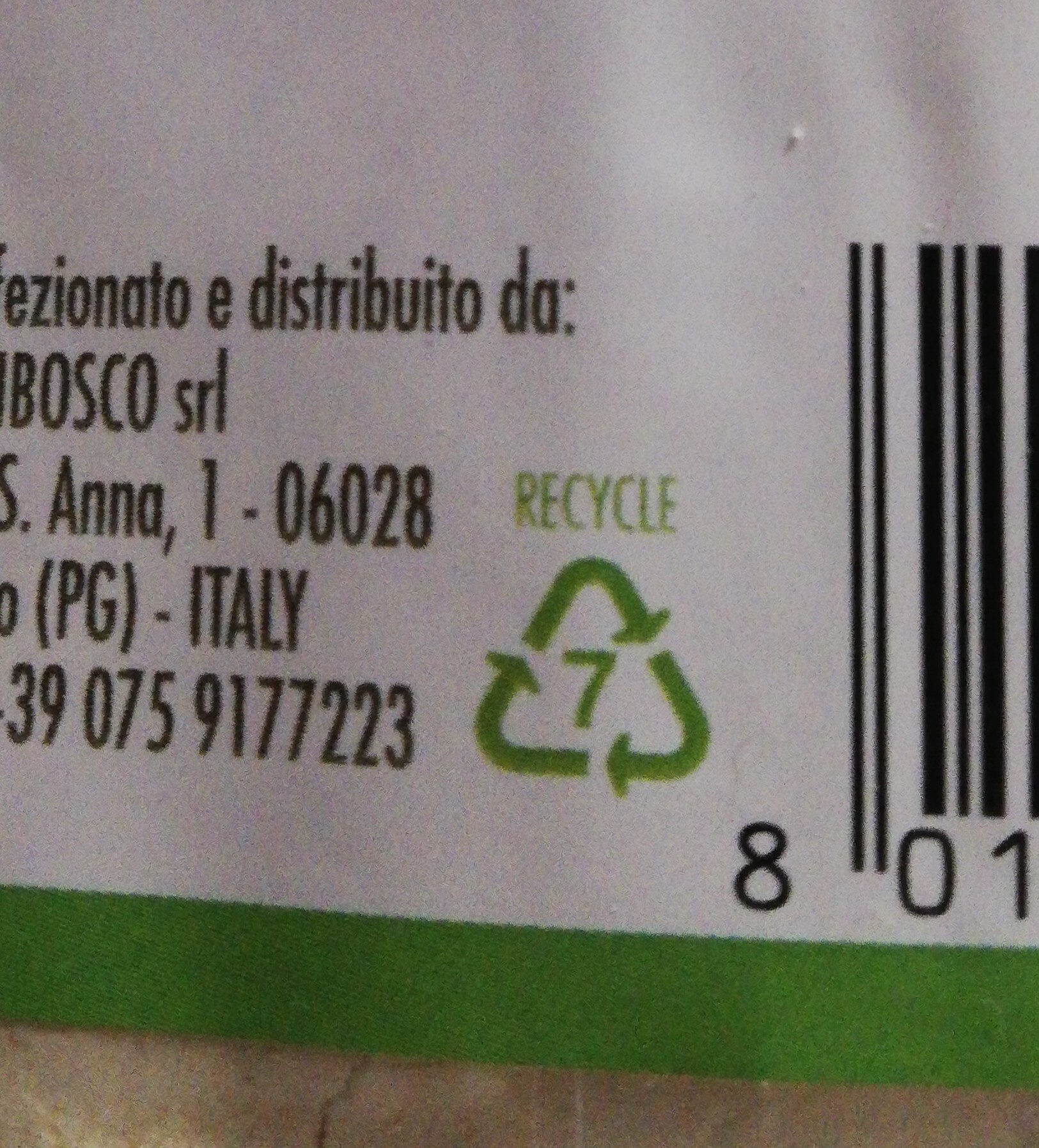 Farina di ceci - Recycling instructions and/or packaging information - it