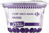 Yogurt greco magro mirtillo - Product