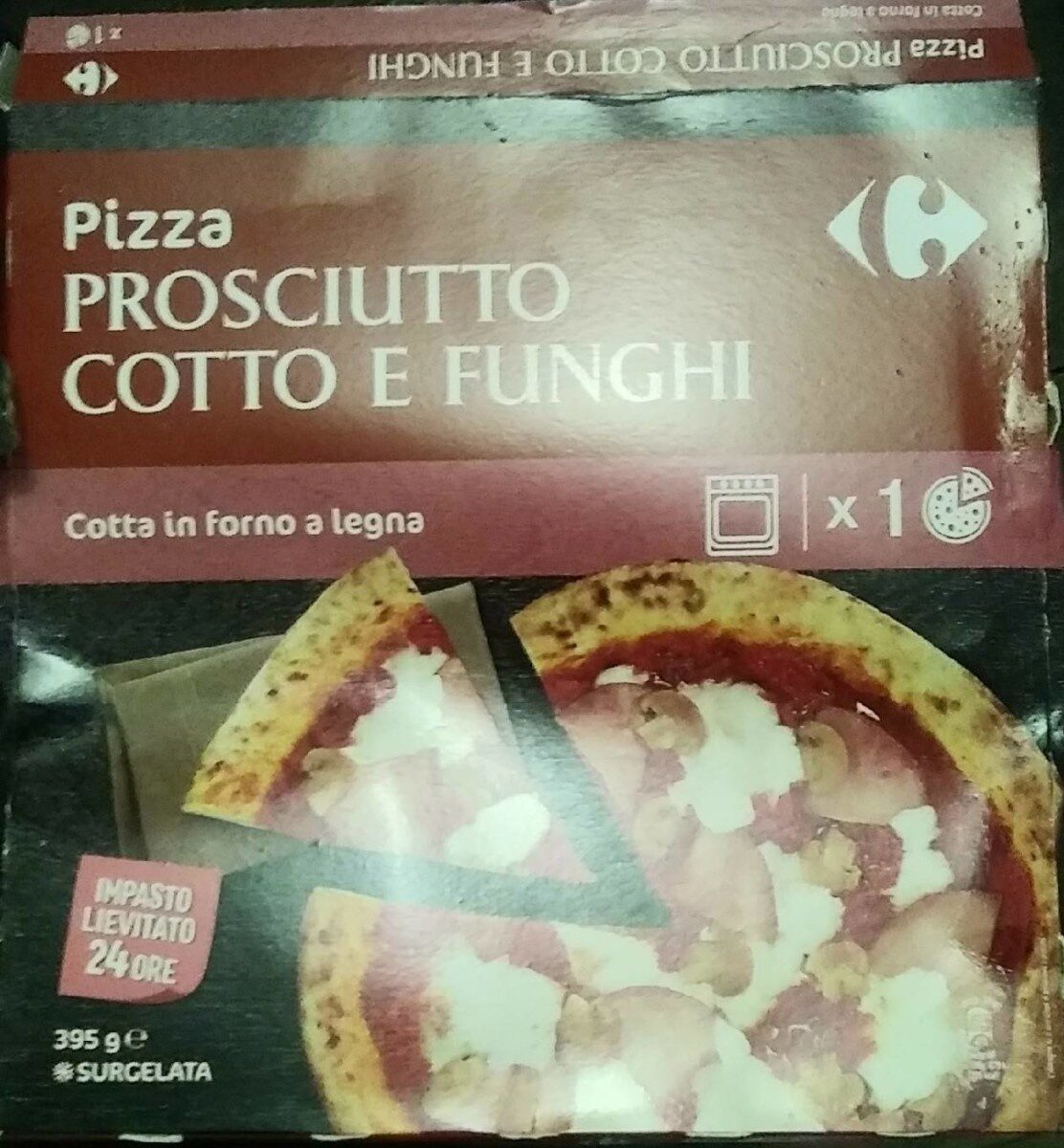 Pizza prosciutto cotto e funghi - Prodotto