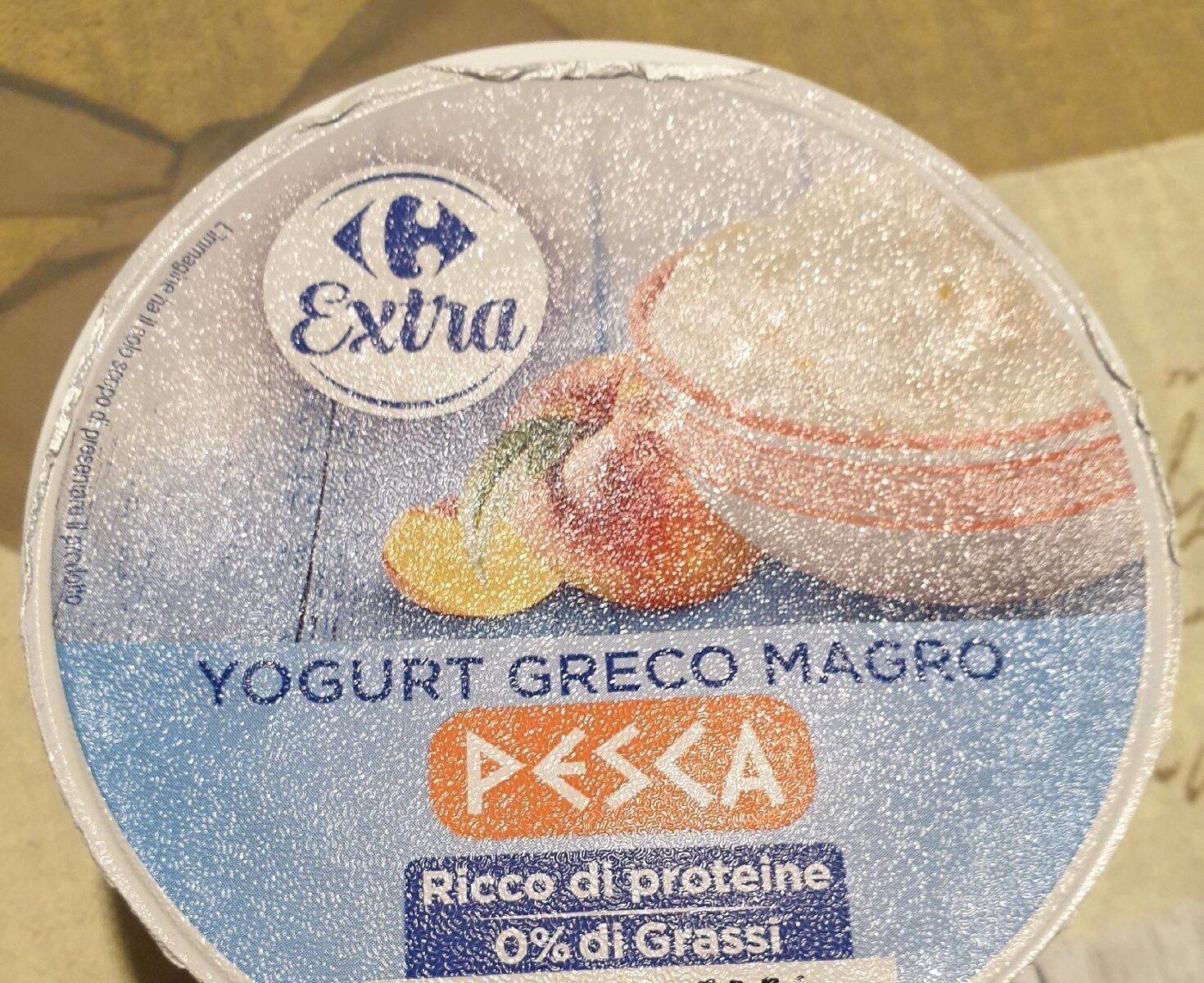 Yogurt greco magro pesca - Product - it