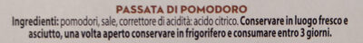 Passata di pomodoro - Ingredientes - it