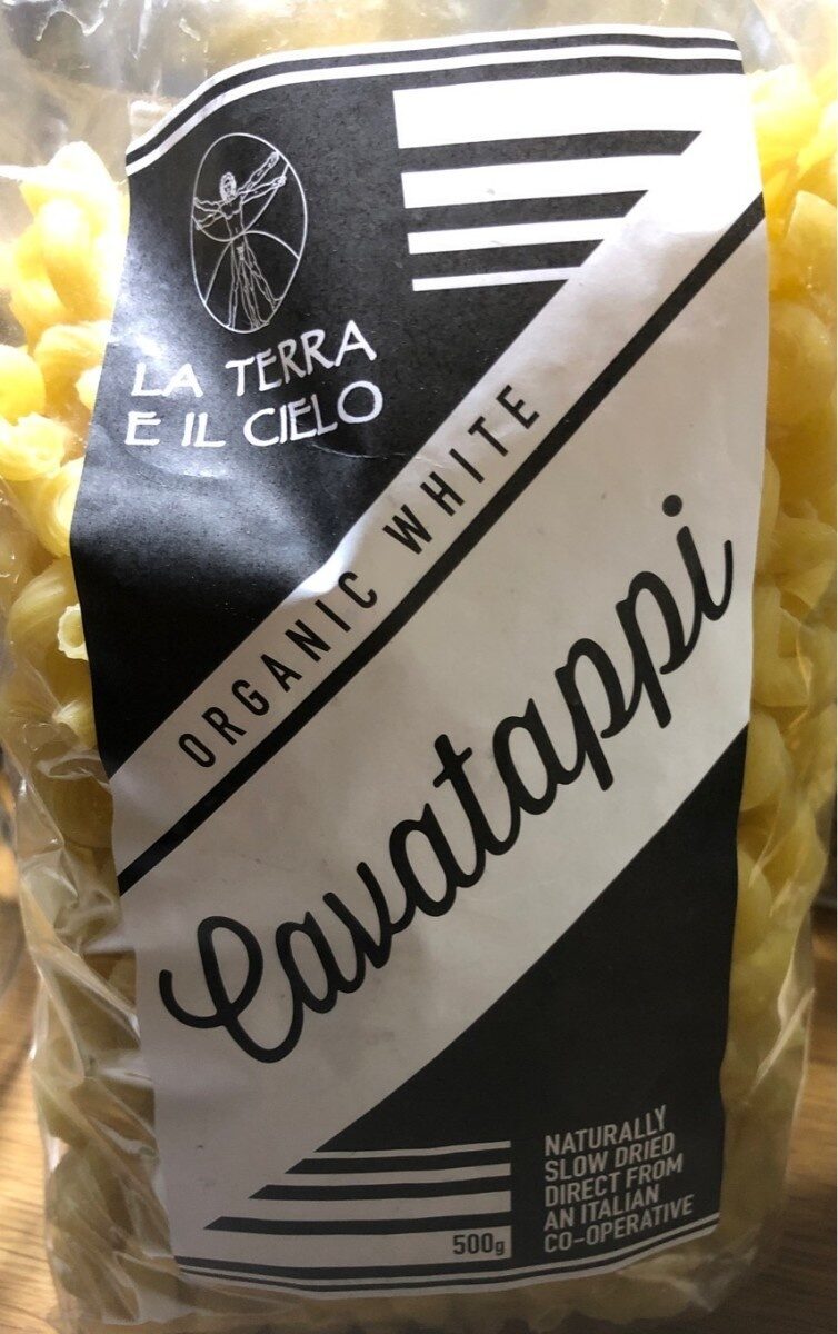 Organic white cavatappi pasta - Product