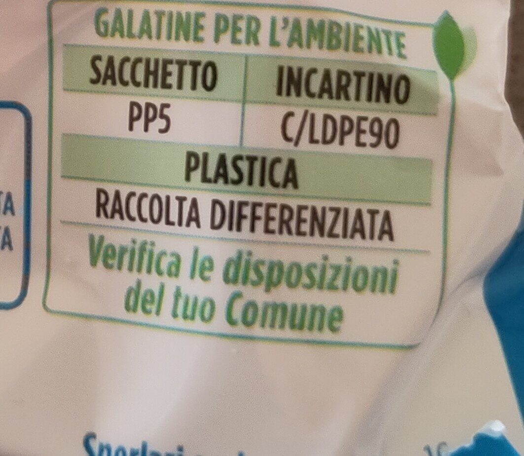 Galatine - Recycling instructions and/or packaging information - it