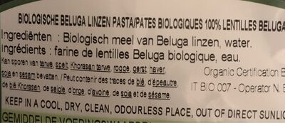 Beluga lentils - Ingrédients