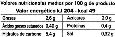 Crema De Calabaza Y Zanahoria - Informació nutricional - es
