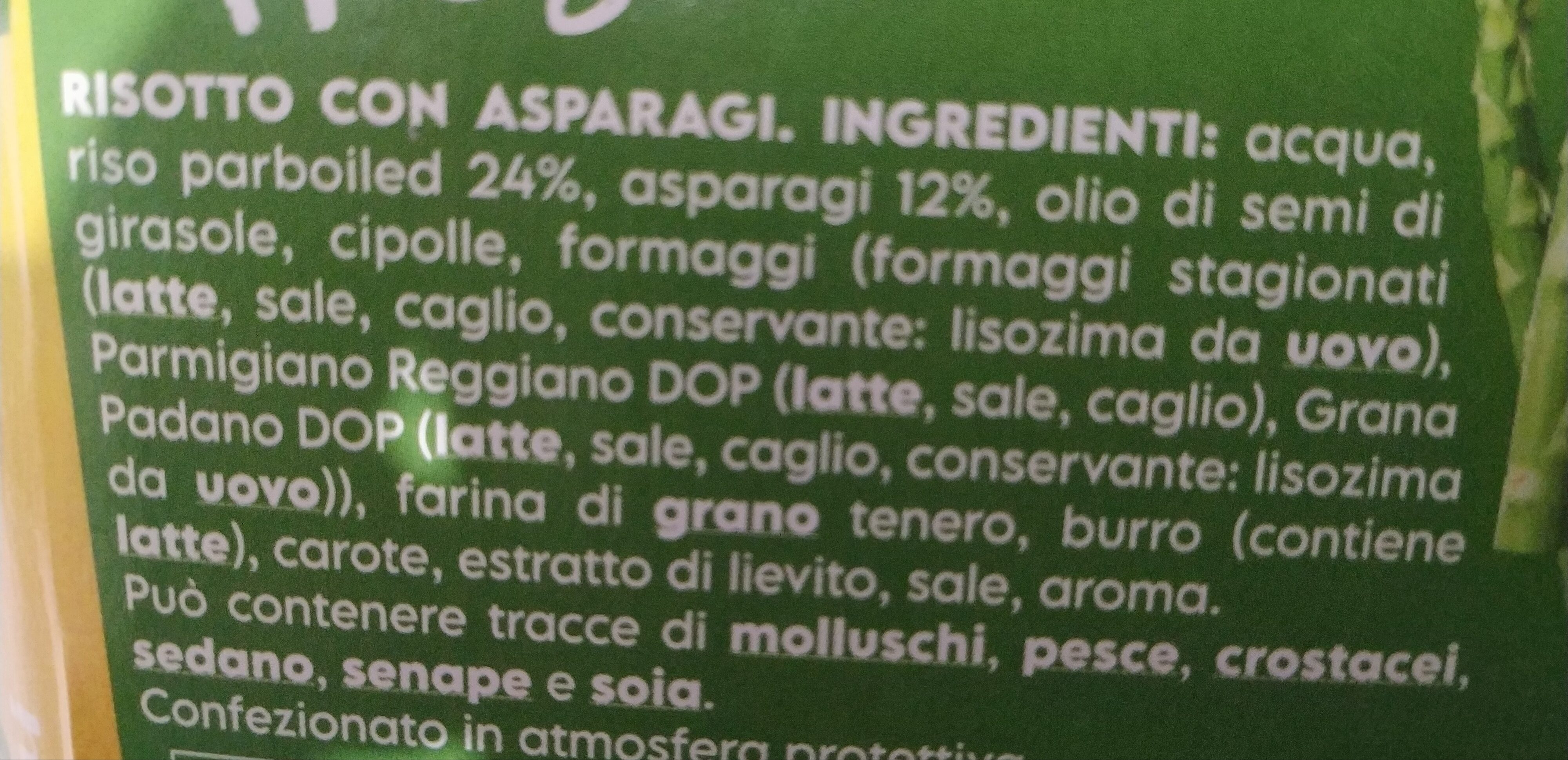 Risotti freschi agli asparagi - Ingredienti