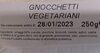 Gnocchetti vegetariani - Prodotto