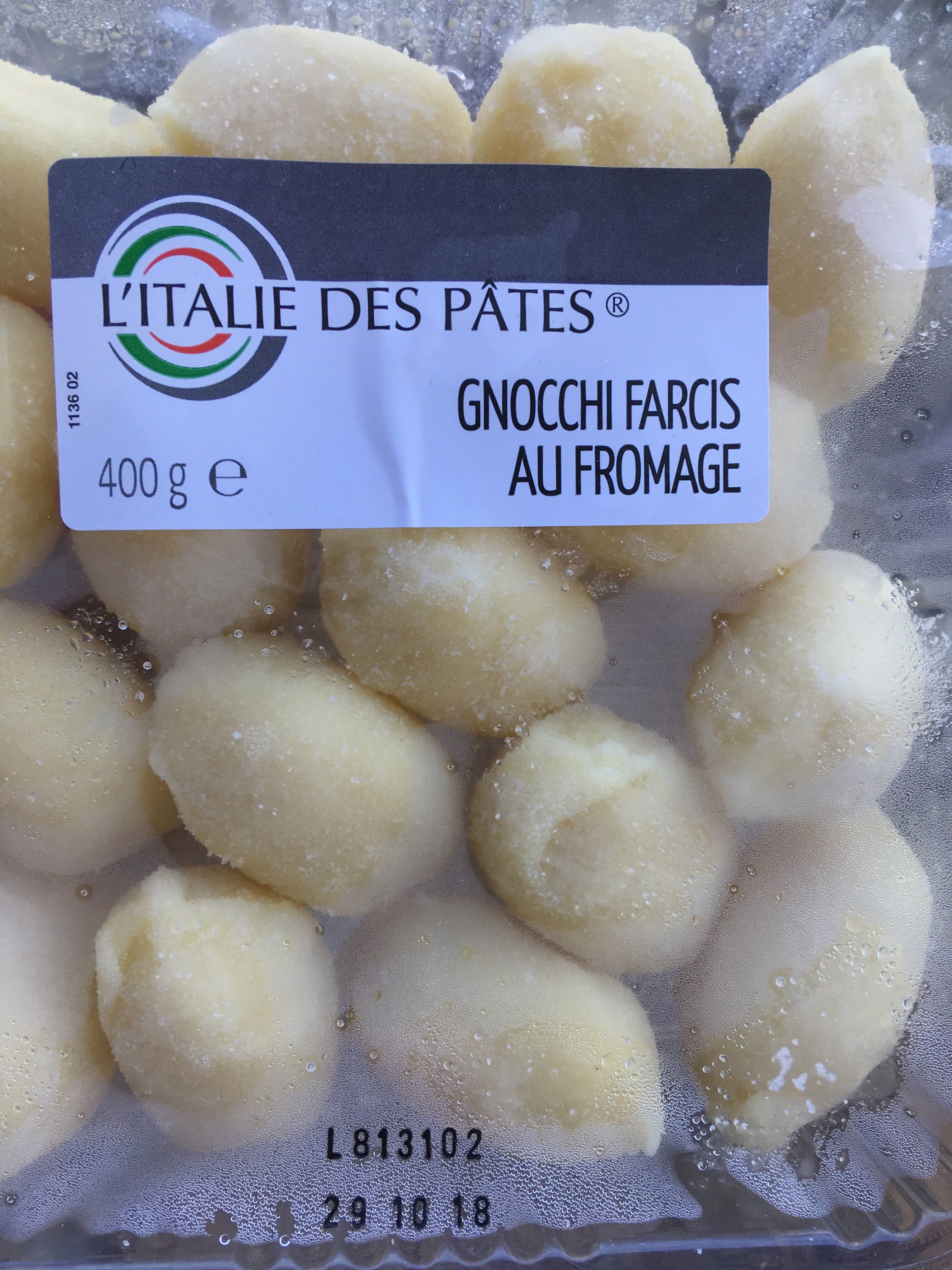 Gnocchi farcis au fromage - Instruction de recyclage et/ou informations d'emballage