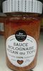 Sauce bolognaise vegan au tofu - Produit