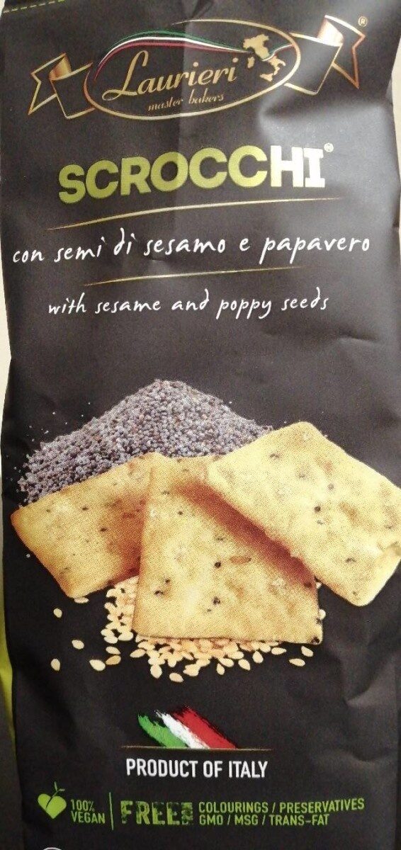 Scrocchi with sesame and poppy seeds - Product
