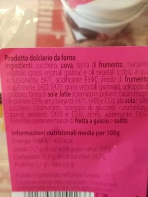 Gecchele Rotolo GR. - Ingredients - fr
