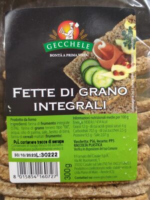 Fette di grano integrali - Product - it