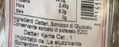 Datteri tunisia - Ingredienti