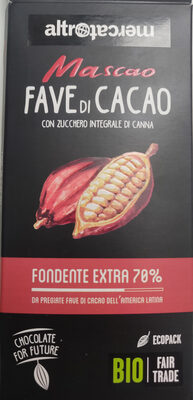 Fave di cacao Mascao con zucchero integrale di canna - Prodotto