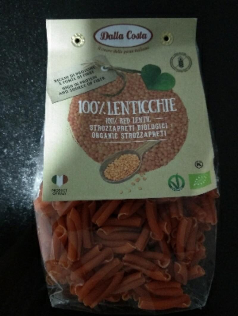 100% red lentil organic strozzapreti - Product