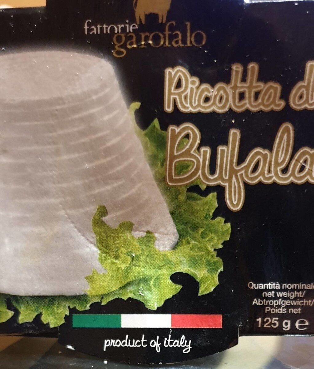 Ricotta Di Bufala 'Buffalo Milk Ricotta' - Información nutricional - fr