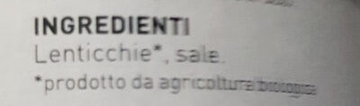Lenticchie lessate Bio - Le Pinotte - Ingredients