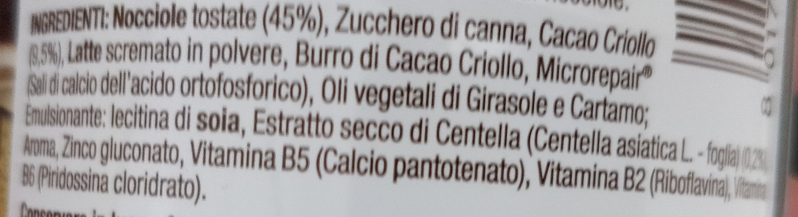 Buonissima - Ingredienti