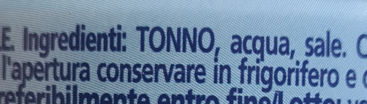 Tonno Al Naturale, Athena (eurospin) - Ingrediënten - it