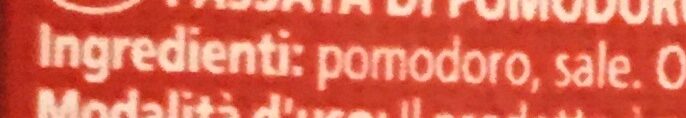 Passata Di Pomodoro - Ingredienser - it