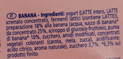 Yogurt Intero Alla Frutta - Ingredienser - it