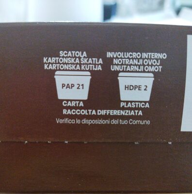 Chocolat nuts - Recycling instructions and/or packaging information - it