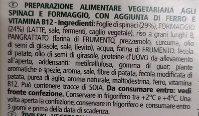 Filetti spinaci e formaggio - Ingredientes - it