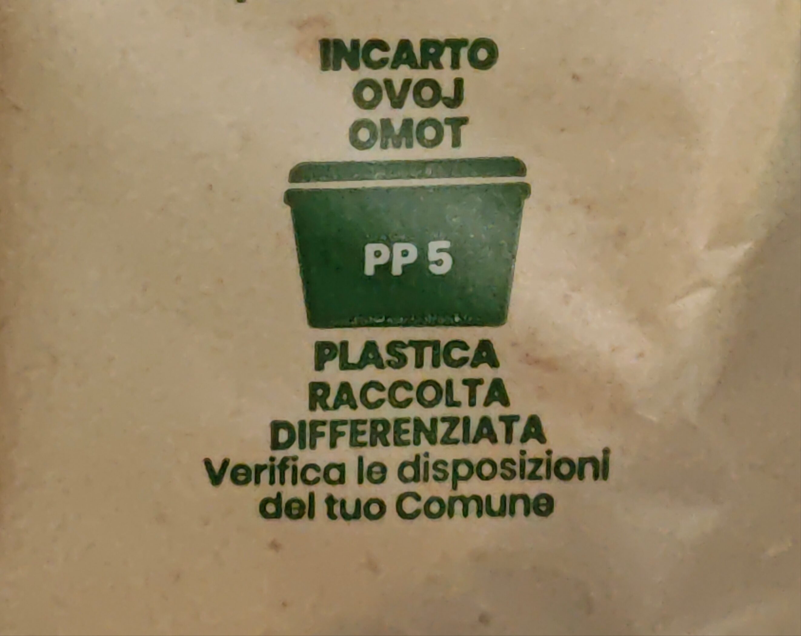 Gallette di riso ricoperte con cioccolato fondente - Istruzioni per il riciclaggio e/o informazioni sull'imballaggio