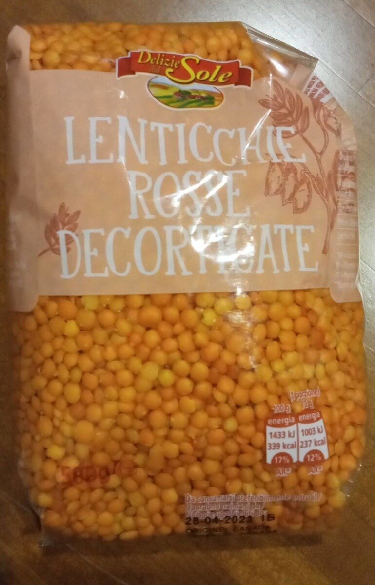Lenticchie rosse decorticate - Produkt - it