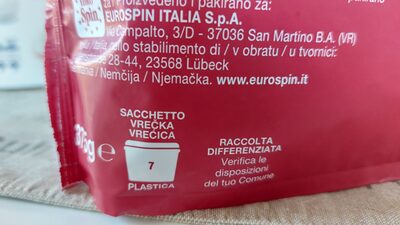 Granola croccante con frutti rossi - Istruzioni per il riciclaggio e/o informazioni sull'imballaggio
