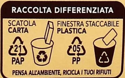 Penne di Grano Saraceno - Instruction de recyclage et/ou informations d'emballage - it