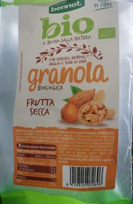 Granola con frutta secca - Prodotto