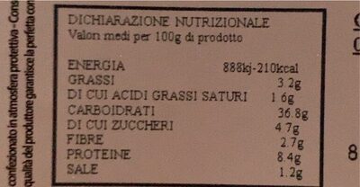 Ravioli ricotta e spinaci - Tableau nutritionnel - it