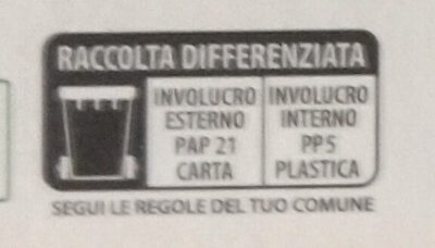 Digestive con fiocchi d'avena - Recycling instructions and/or packaging information - it
