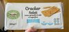 Cracker salati senza granelli di sale in suoerficie - Prodotto