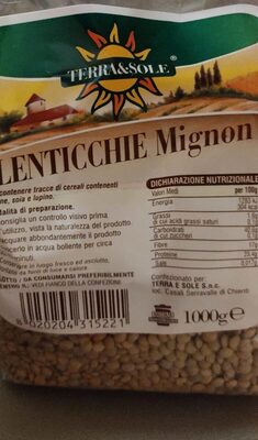 Lenticchie mignon - Product - it