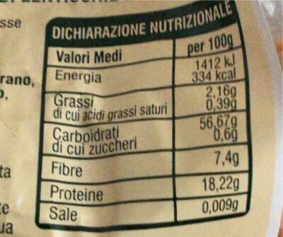 Zuppa di lenticchie - Voedingswaarden - it